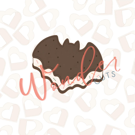 Bat Ice Cream Sandwich Cookie Cutter