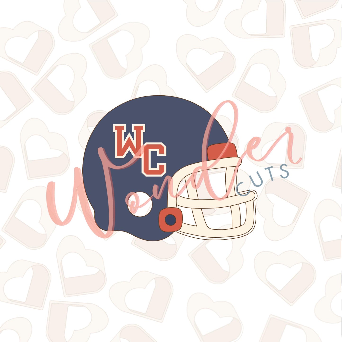 Football Helmet Cookie Cutter