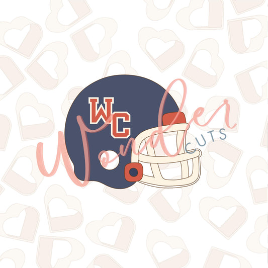 Football Helmet Cookie Cutter