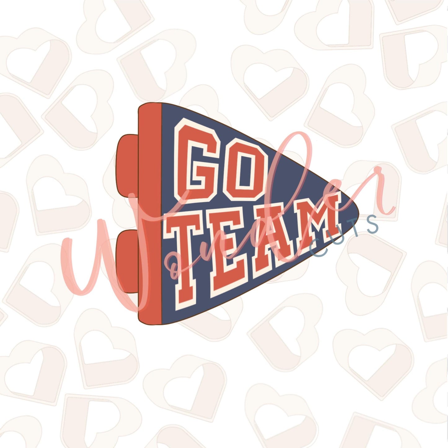 Sports Flag Cookie Cutter