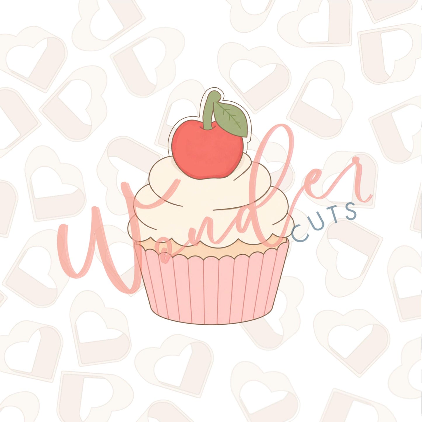 Cherry Cupcake Cookie Cutter