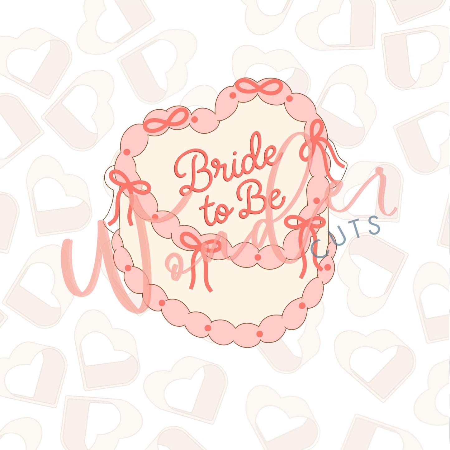 Bow Vintage Cake Cookie Cutter