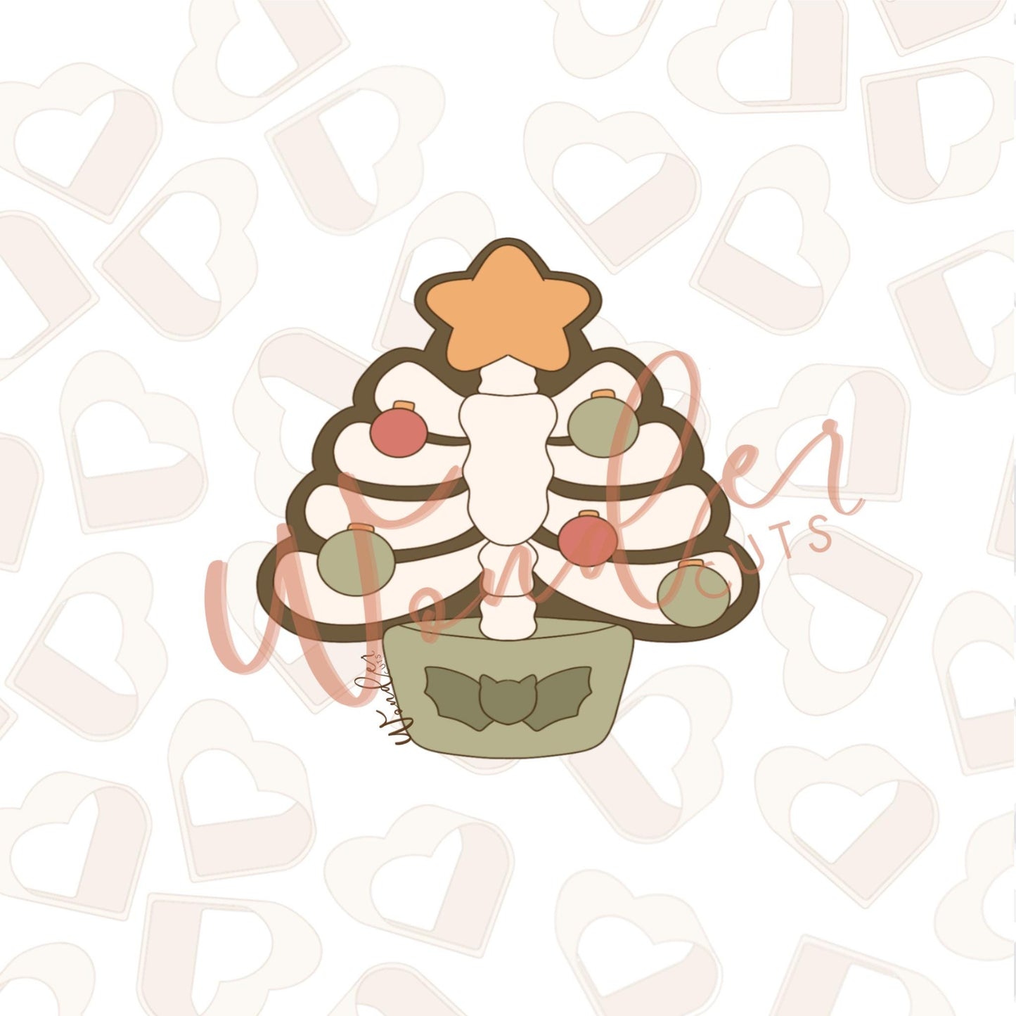 Ribcage Tree Cookie Cutter