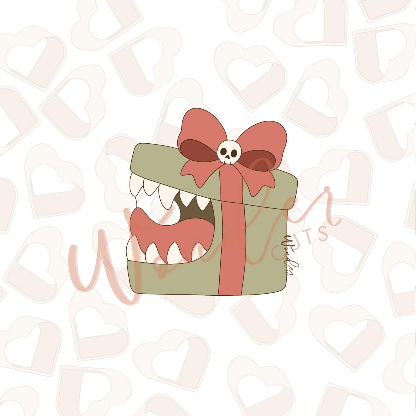 Monster Gift Cookie Cutter