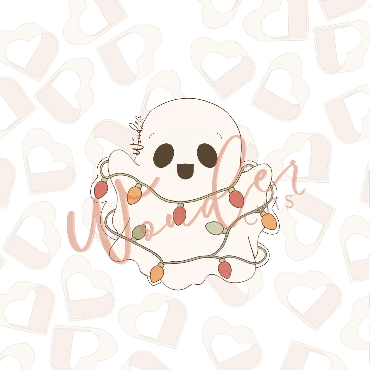 Ghost With Lights Cookie Cutter