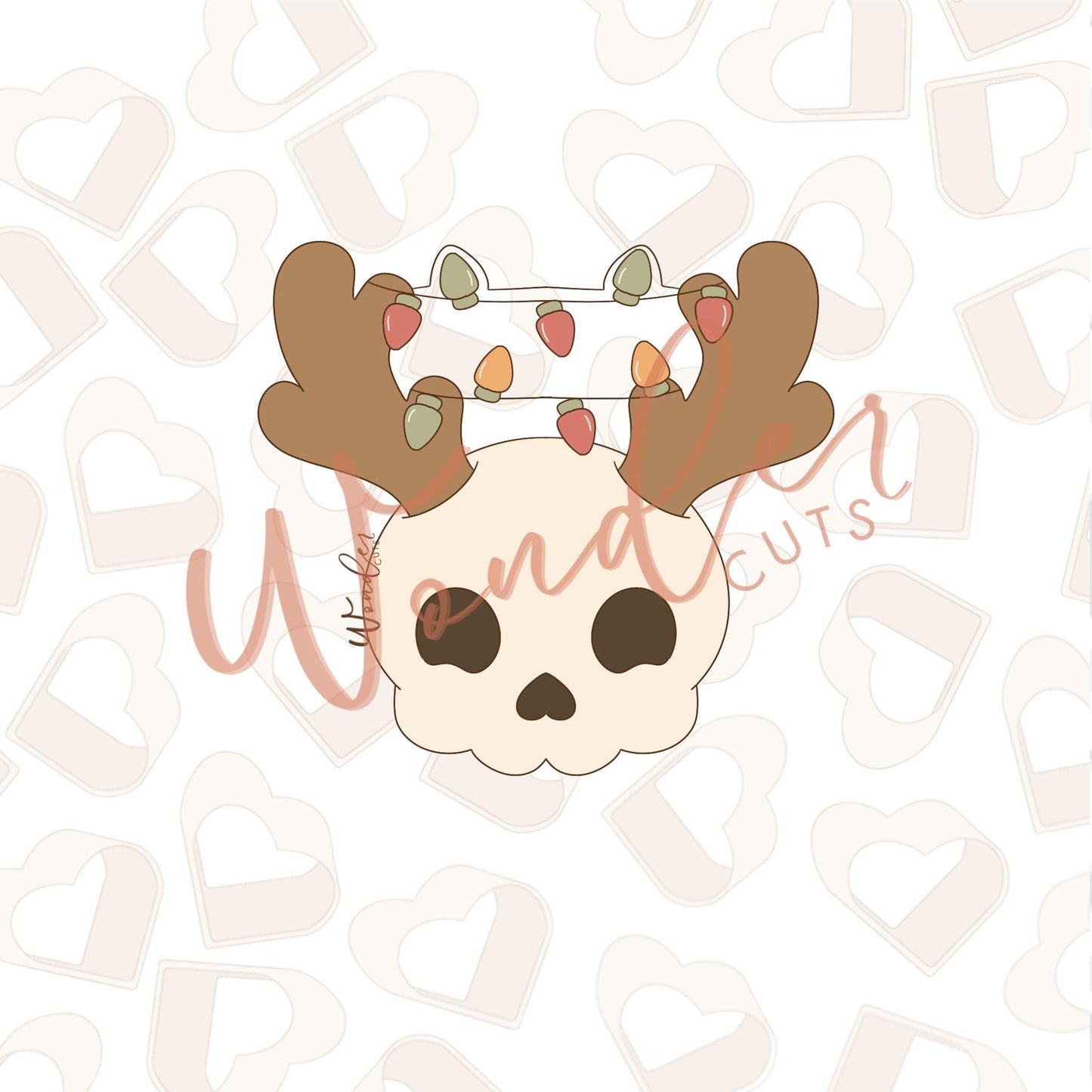 Spooky Reindeer Cookie Cutter