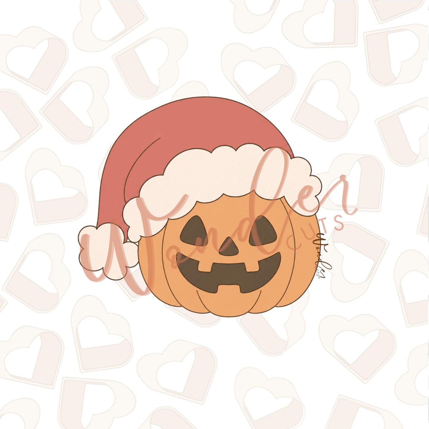 Santa Pumpkin Cookie Cutter