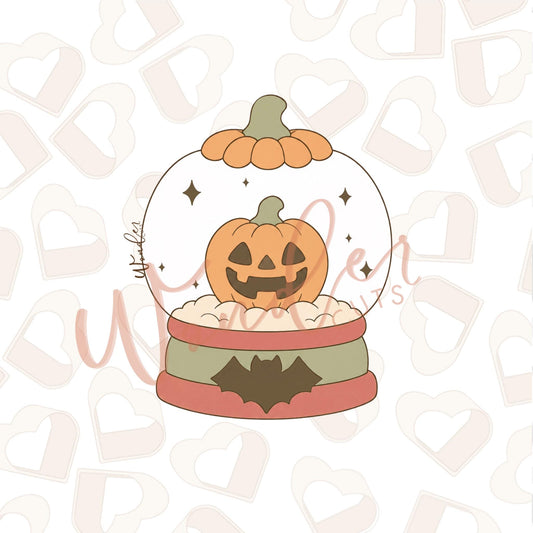 Pumpkin Snow Globe Cookie Cutter