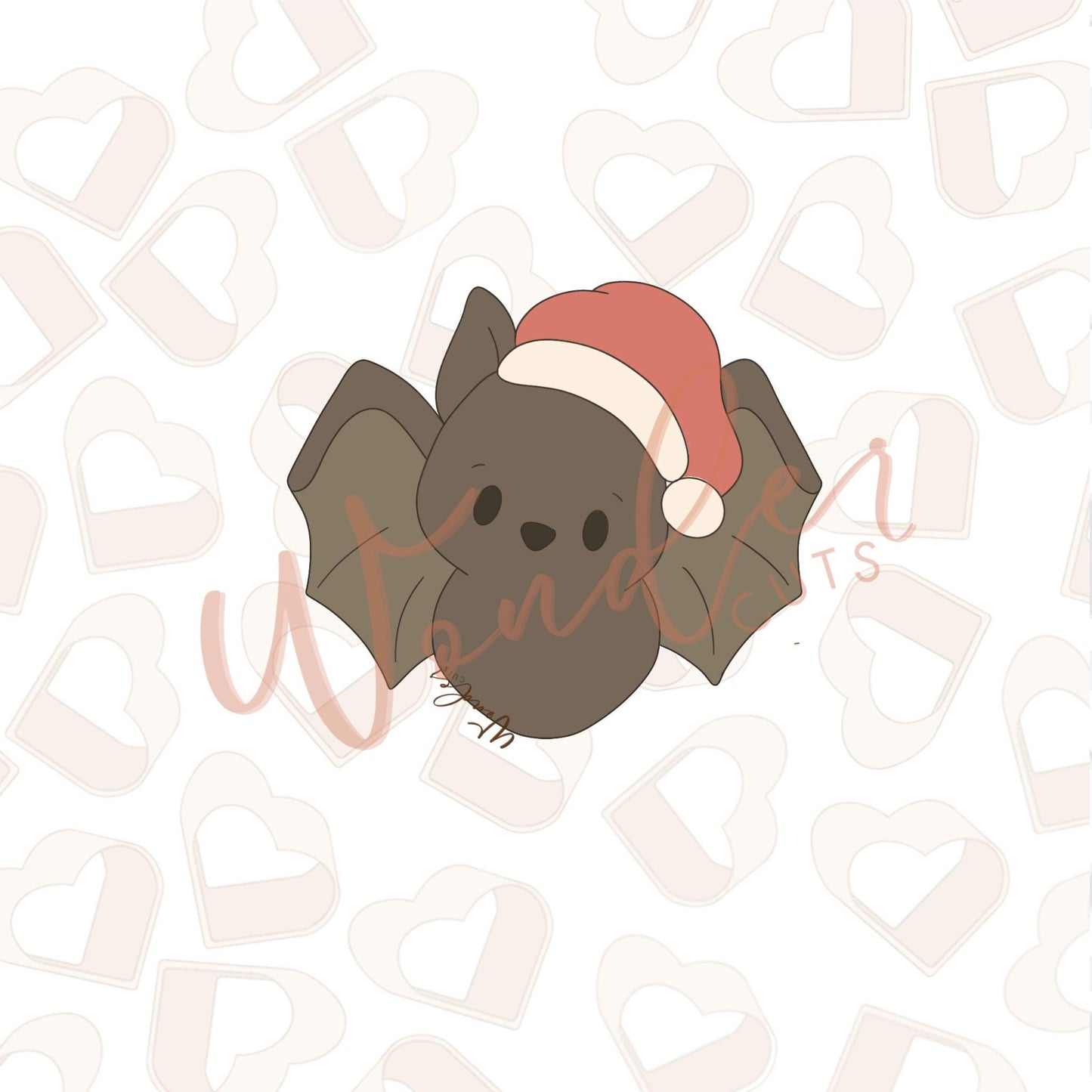Santa Bat Cookie Cutter