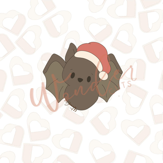 Santa Bat Cookie Cutter