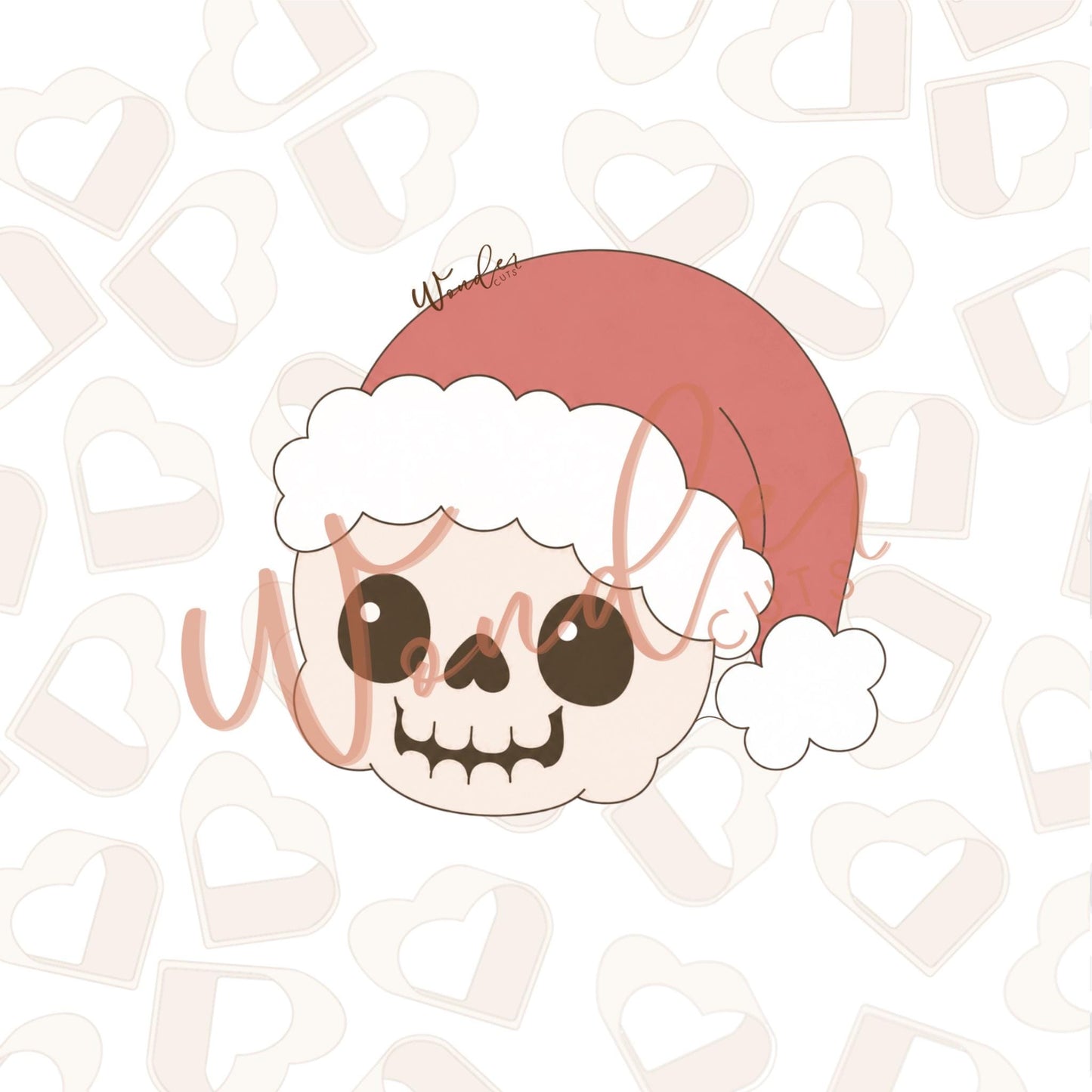 Santa Skull Cookie Cutter